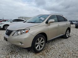 Salvage cars for sale at Taylor, TX auction: 2012 Lexus RX 350