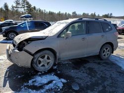 Salvage cars for sale from Copart Windham, ME: 2015 Subaru Forester 2.5I Premium