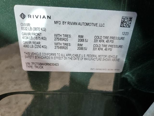 2024 Rivian R1T Adventure