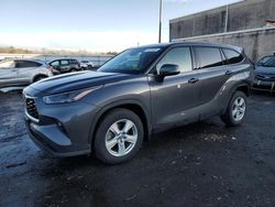 Salvage cars for sale at Fredericksburg, VA auction: 2022 Toyota Highlander L