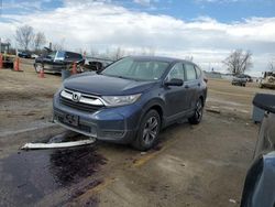 Salvage cars for sale at Pekin, IL auction: 2019 Honda CR-V LX