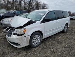 Salvage cars for sale at Ellwood City, PA auction: 2017 Dodge Grand Caravan SE