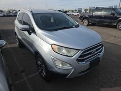 Vehiculos salvage en venta de Copart Phoenix, AZ: 2018 Ford Ecosport Titanium