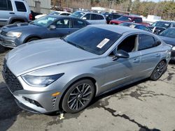 Salvage cars for sale at Exeter, RI auction: 2020 Hyundai Sonata SEL Plus