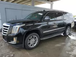 Salvage cars for sale at West Palm Beach, FL auction: 2015 Cadillac Escalade ESV