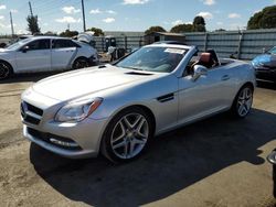 Salvage cars for sale at Miami, FL auction: 2015 Mercedes-Benz SLK 250