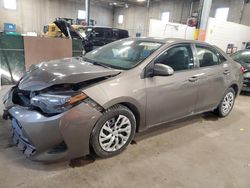 Salvage cars for sale at Blaine, MN auction: 2017 Toyota Corolla L