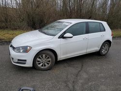 Volkswagen salvage cars for sale: 2016 Volkswagen Golf S