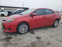 Toyota Corolla l salvage cars for sale: 2019 Toyota Corolla L