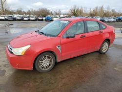 Salvage cars for sale at Woodburn, OR auction: 2008 Ford Focus SE