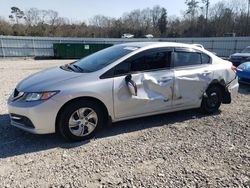 Salvage cars for sale at Augusta, GA auction: 2015 Honda Civic LX