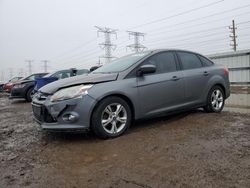 Salvage cars for sale at Elgin, IL auction: 2012 Ford Focus SE