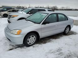 Salvage cars for sale at Louisville, KY auction: 2002 Honda Civic LX