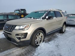 Salvage cars for sale at Assonet, MA auction: 2017 Ford Explorer XLT