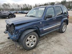 Salvage cars for sale at Charles City, VA auction: 2006 Jeep Liberty Limited