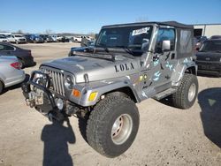 Salvage cars for sale at Kansas City, KS auction: 2001 Jeep Wrangler / TJ Sport