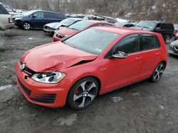 Salvage cars for sale at Marlboro, NY auction: 2017 Volkswagen GTI S