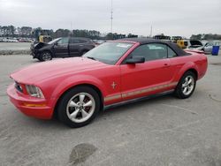 Salvage cars for sale at Dunn, NC auction: 2007 Ford Mustang