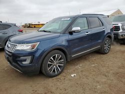 Salvage cars for sale at Brighton, CO auction: 2016 Ford Explorer Platinum