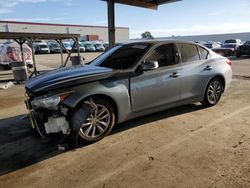 Salvage cars for sale at Hayward, CA auction: 2015 Infiniti Q50 Base