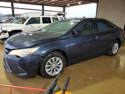 Salvage cars for sale at Tanner, AL auction: 2016 Toyota Camry LE