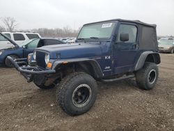 Salvage cars for sale at Des Moines, IA auction: 2004 Jeep Wrangler X