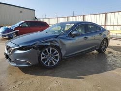 Salvage cars for sale at Haslet, TX auction: 2016 Mazda 6 Grand Touring