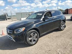 Salvage cars for sale at Homestead, FL auction: 2018 Mercedes-Benz GLC 300