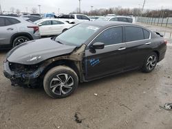 Salvage cars for sale at Indianapolis, IN auction: 2016 Honda Accord LX