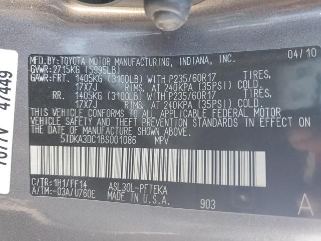 2011 Toyota Sienna Base