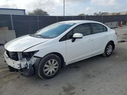 Honda Civic salvage cars for sale: 2015 Honda Civic LX