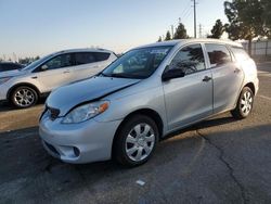 Salvage cars for sale at Rancho Cucamonga, CA auction: 2007 Toyota Corolla Matrix XR