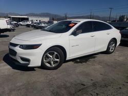 Salvage cars for sale at Sun Valley, CA auction: 2017 Chevrolet Malibu LS