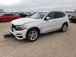 Salvage cars for sale from Copart Amarillo, TX: 2019 BMW X3 SDRIVE30I