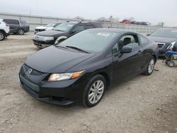 Honda salvage cars for sale: 2012 Honda Civic EX