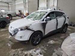 Salvage cars for sale at Kansas City, KS auction: 2014 Hyundai Tucson GLS