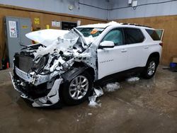 Carros salvage para piezas a la venta en subasta: 2021 Chevrolet Traverse LT