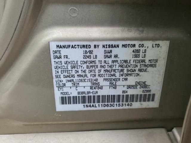 2003 Nissan Altima Base