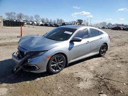 Salvage cars for sale at Pekin, IL auction: 2019 Honda Civic EX