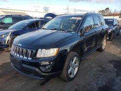 Salvage cars for sale at New Britain, CT auction: 2012 Jeep Compass Limited