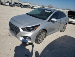 Salvage cars for sale at Haslet, TX auction: 2022 Hyundai Accent Limited