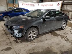 Salvage cars for sale at Eldridge, IA auction: 2017 Chevrolet Malibu LS