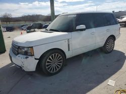 Land Rover salvage cars for sale: 2012 Land Rover Range Rover HSE Luxury