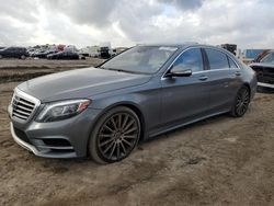 Salvage cars for sale at Houston, TX auction: 2017 Mercedes-Benz S 550