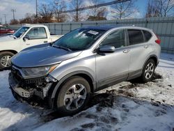 Salvage cars for sale at New Britain, CT auction: 2018 Honda CR-V EXL