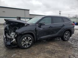 Salvage cars for sale at Leroy, NY auction: 2021 Toyota Highlander Hybrid XLE