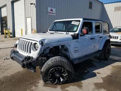 Salvage cars for sale at New Orleans, LA auction: 2019 Jeep Wrangler Unlimited Sahara