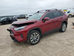 Salvage cars for sale at Houston, TX auction: 2022 Toyota Rav4 XLE Premium