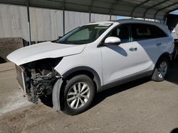 Salvage cars for sale at Fresno, CA auction: 2017 KIA Sorento LX