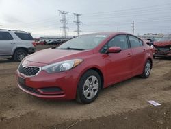 Salvage cars for sale at Elgin, IL auction: 2016 KIA Forte LX